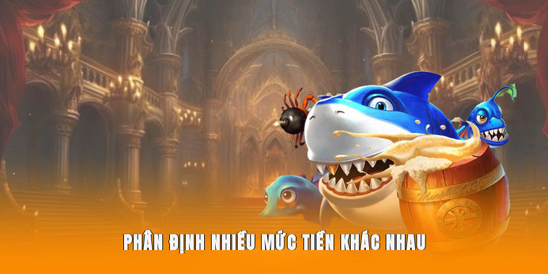 Phân định nhiều mức tiền khác nhau